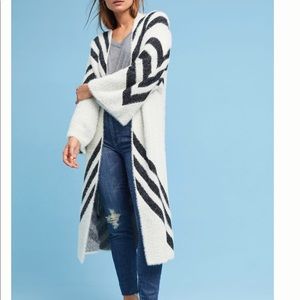 NWT Anthropologie Mod Chevron Kimono
